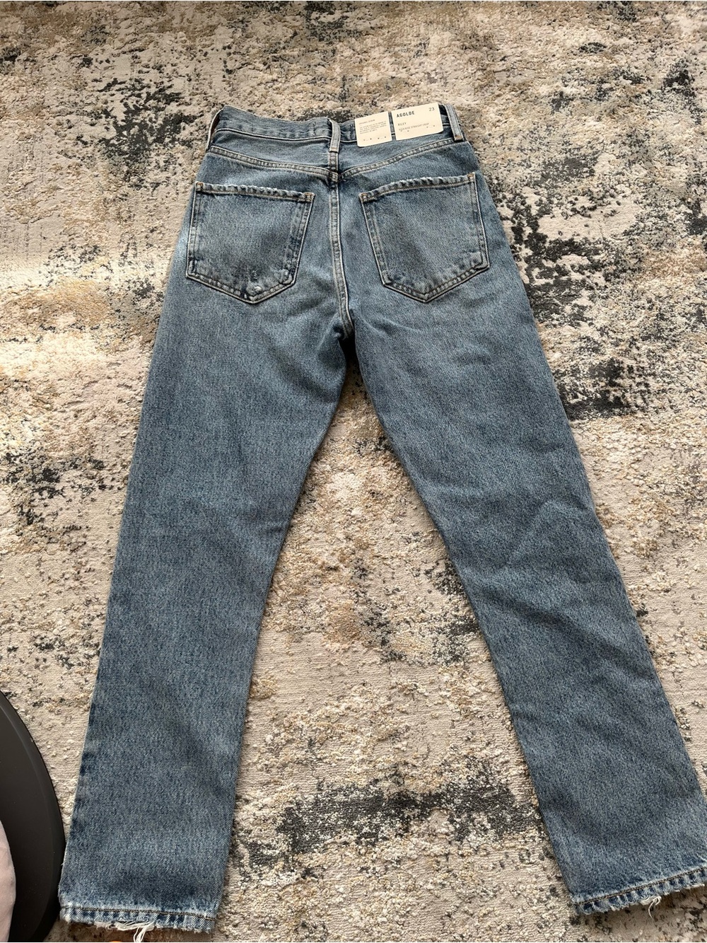 NWT Riley Agolde Straight Leg Cropped - Picture 4 of 4